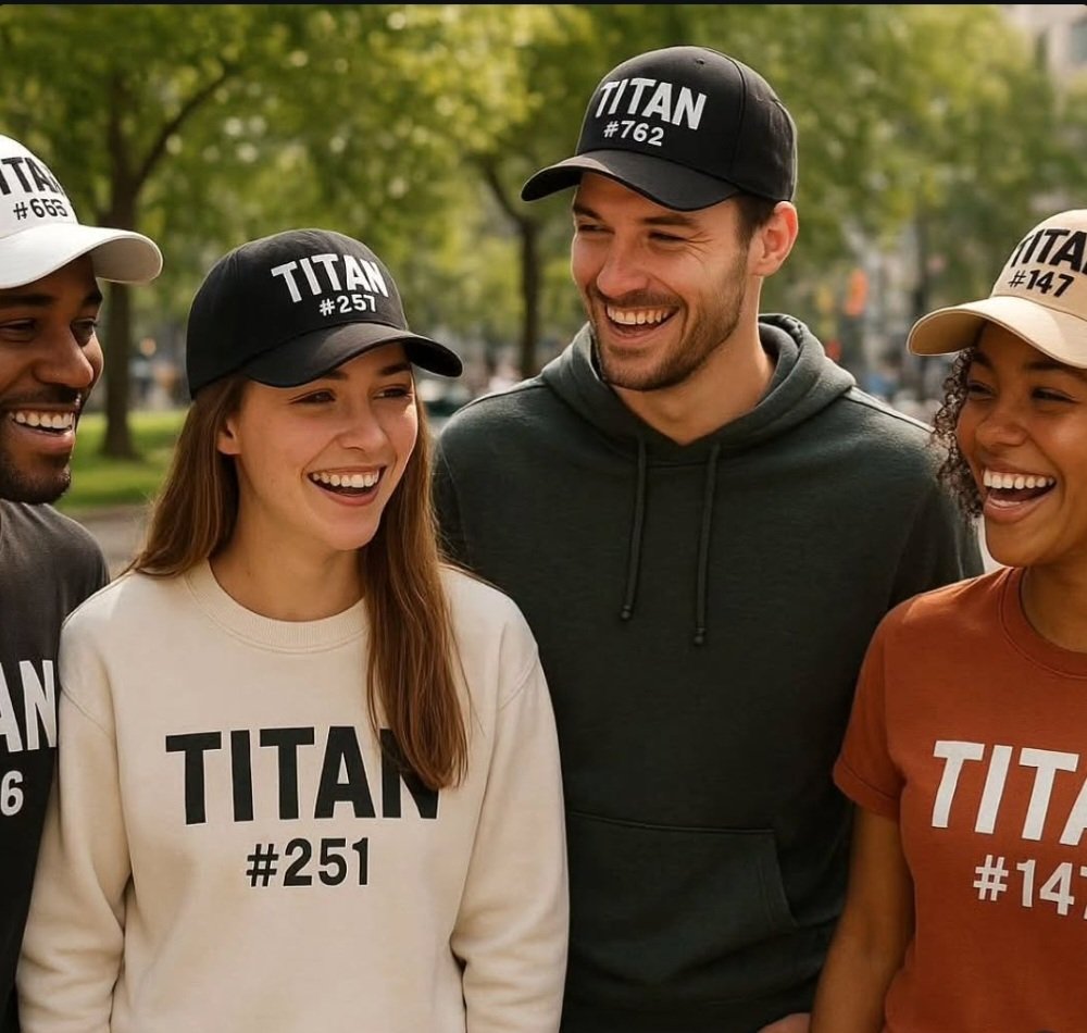 Titans wearing Titan hats